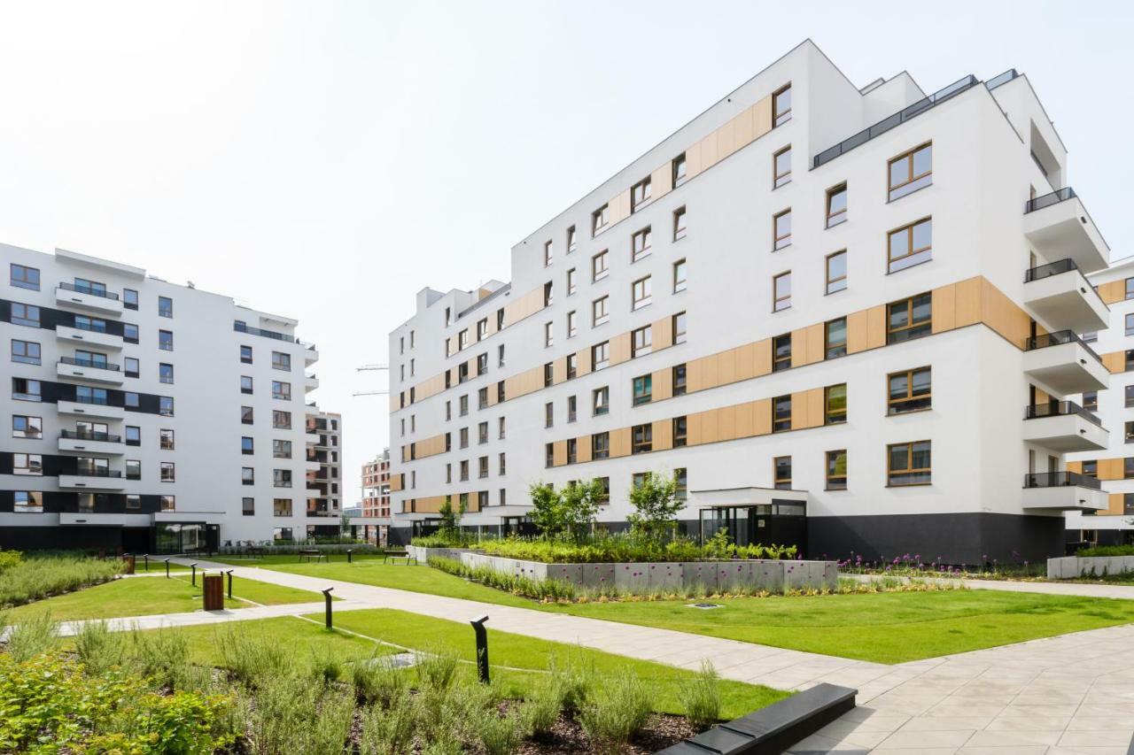 M&R Apartament Airport&Business Deluxe Cybernetyki 17 - Underground Garage - Free Wifi - Netflix - Air Conditioning - Self Check-In, Close By Chopin Airport Varsóvia Exterior foto